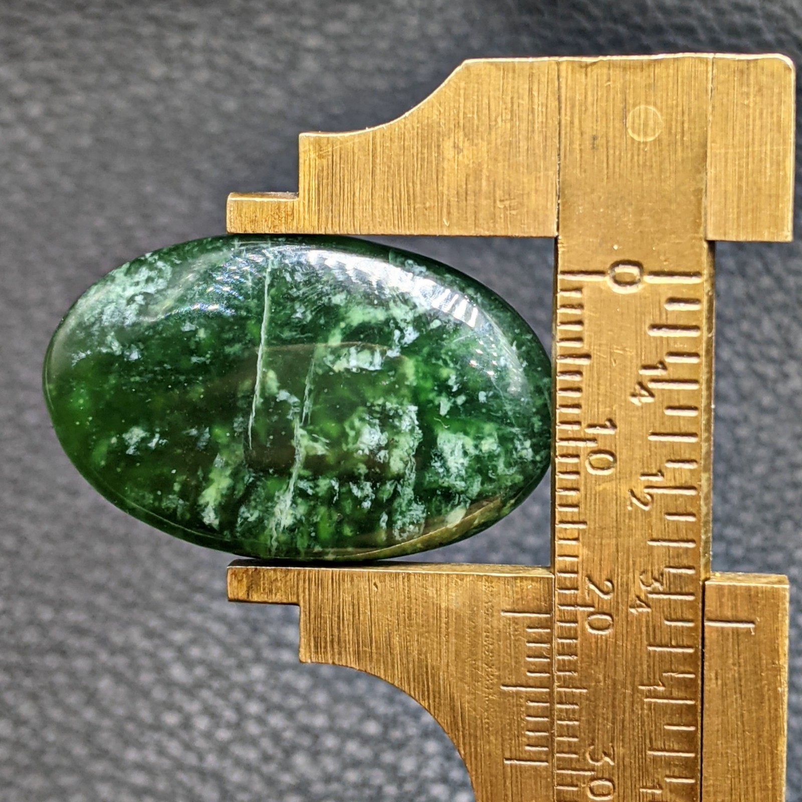 Natural Serpentine Oval Shape Cabochon Loose Gemstone 30x18mm