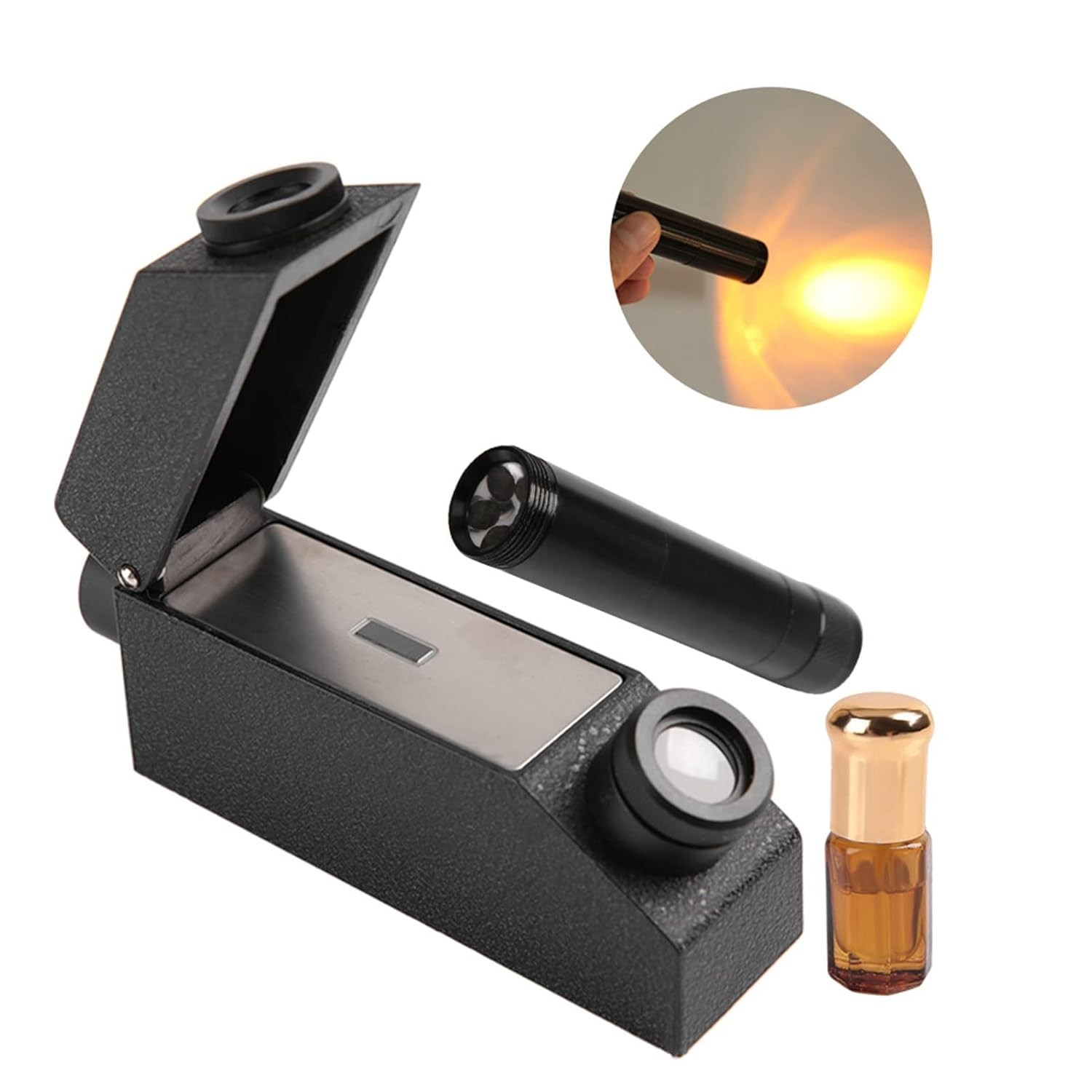 RHG181 Diamond Tester 1.30-1.81 Jewelry Refractometer Portable Gem Tester for Al