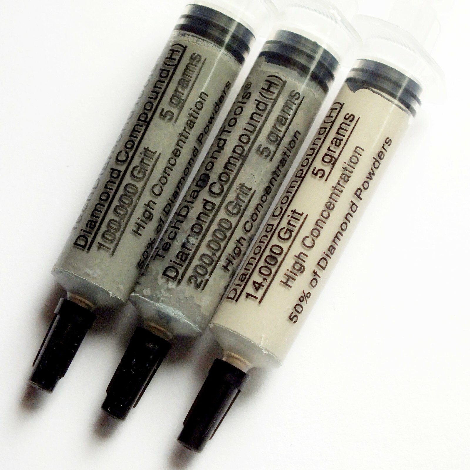 Diamond Polishing Paste 200,000 Grit 0-0.1 Micron (H) 50% Concentration; 5 Gram