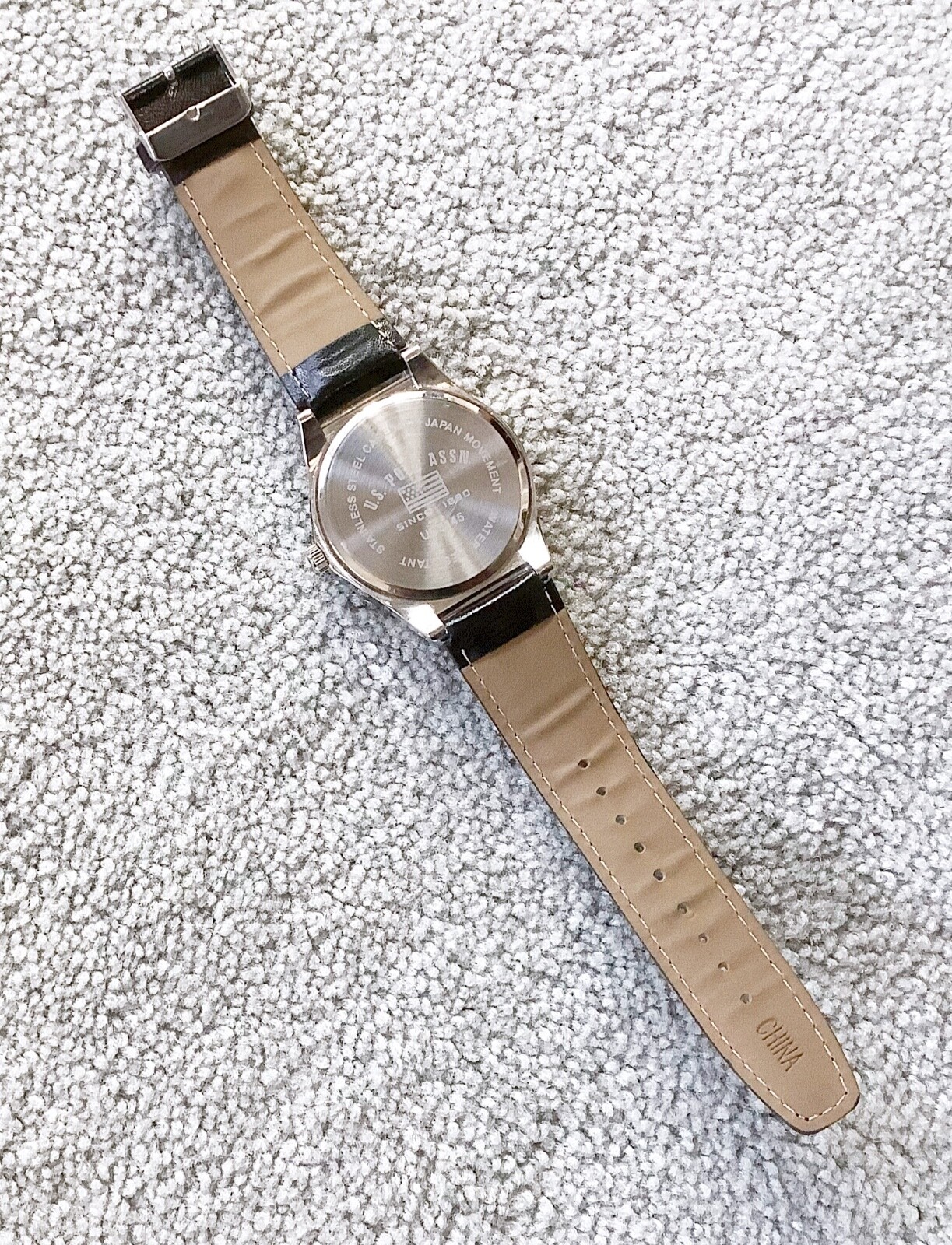 Large U.S. Polo Assn. Men’s Quartz Strap Watch – 43mm – US 5145 -Excellent Cond.