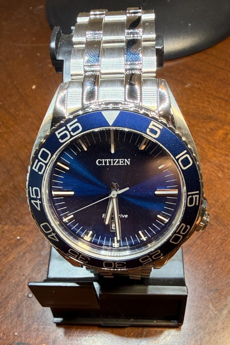 Citizen Carson AW1770-53L Eco-Drive Blue Dial 42mm Men’s Watch w/ Box