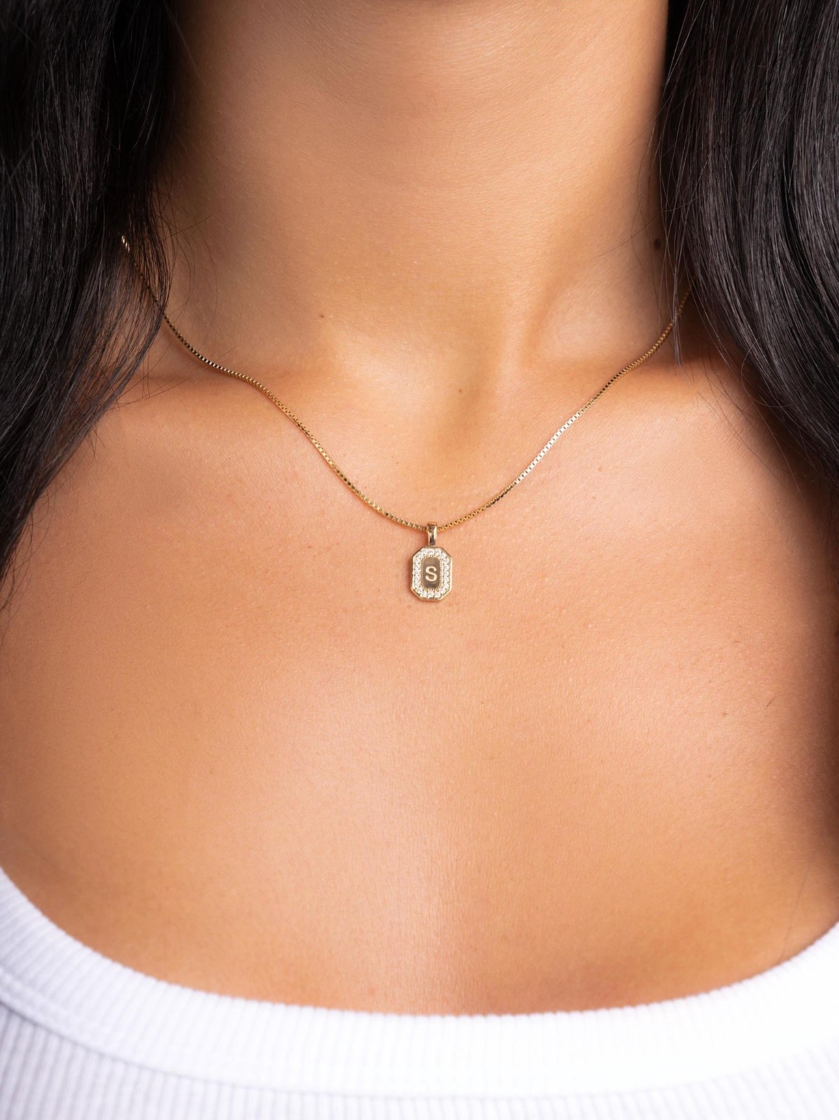 1.60 ct Round Cut Simulated Diamond Customized Pendant 14k Yellow Gold Plated