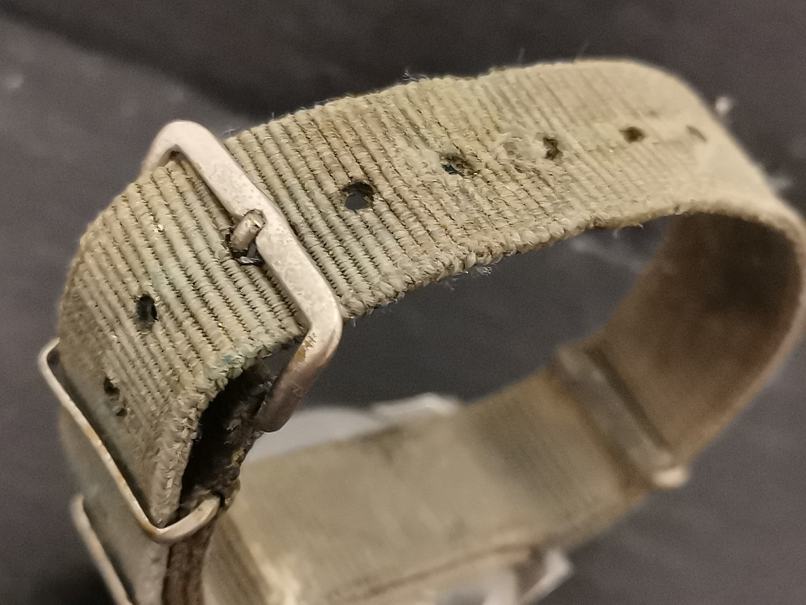 CWC G10 Quartz Watch 0555 Royal Navy Issued. Dated 1988. Working. Bonded strap.