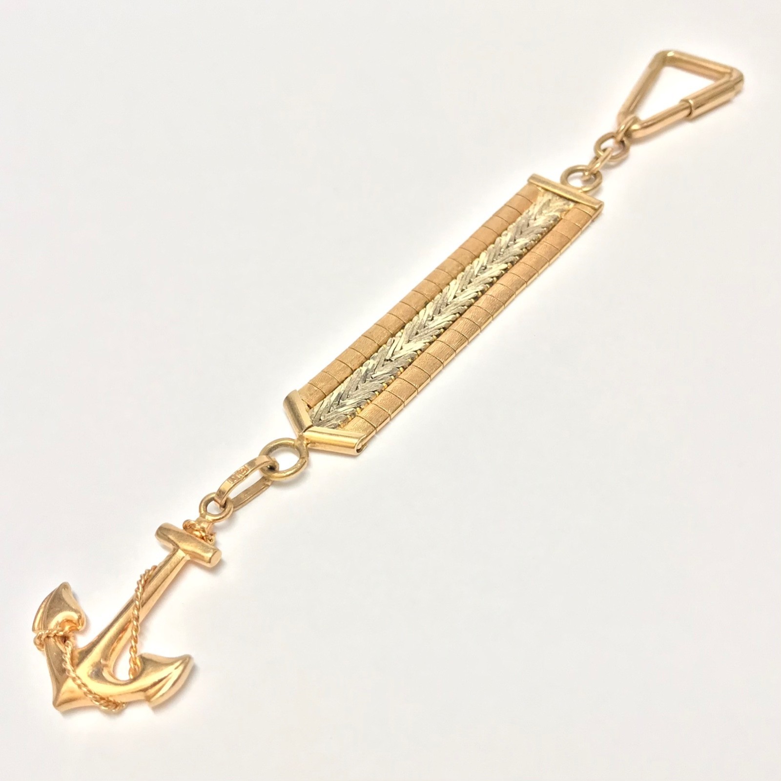 18K gold nautical ANCHOR PENDANT