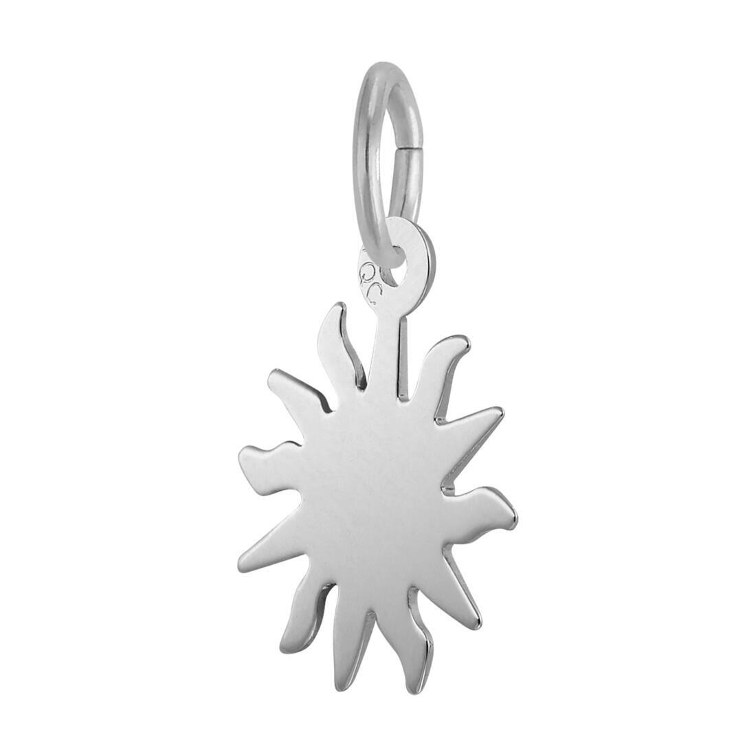 Sunburst Charm by Rembrandt 10K or 14K Gold or Sterling Silver