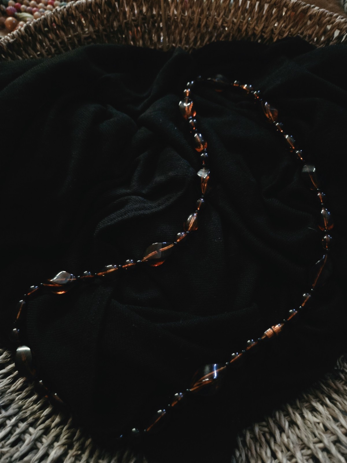 Instant BOHO Collection!Costume Jewelry 16 Piece Lot: Wood, Dyed Howlite, Seeds