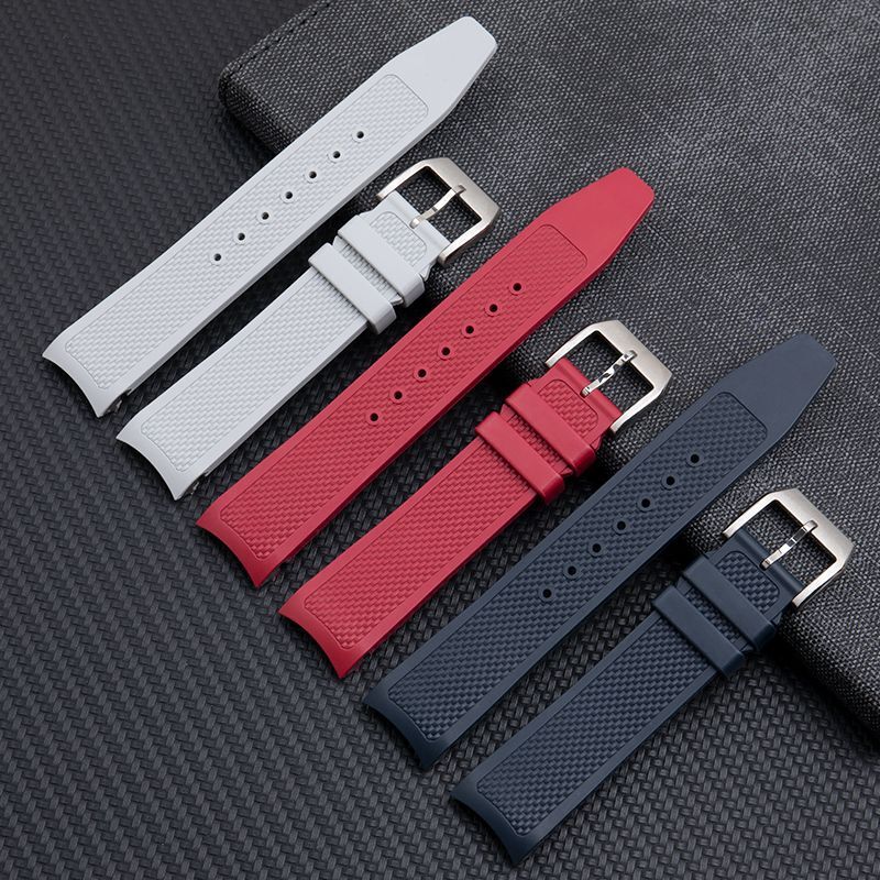 20 mm Fluorine FKM Rubber Watch Strap Fits IWC Portuguese Model Watches 40/41mm