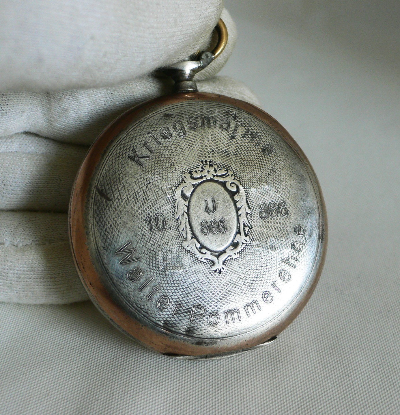 WATCH GERMAN WW2 U-Boat U-866 10.FL Kriegsmarine Navy Chopard L.U.C Pocket Watch
