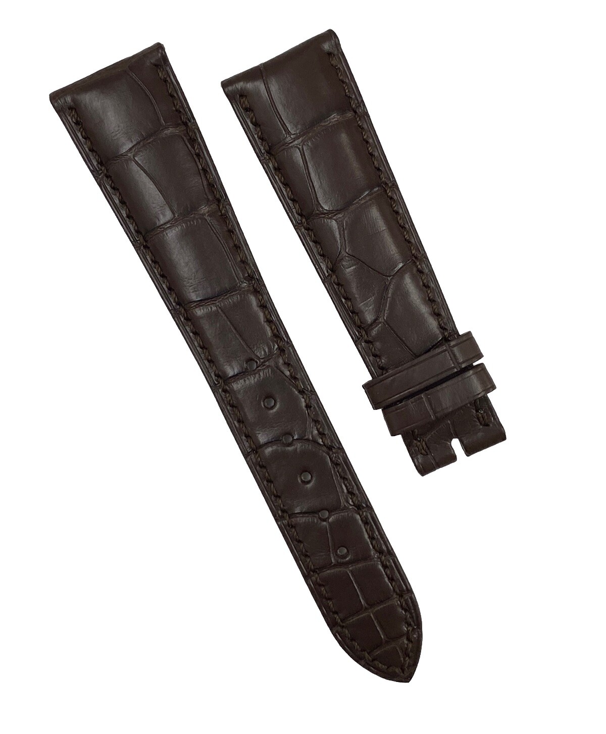 Genuine Patek Philippe 21mm x 16mm Brown Alligator Leather Band Strap