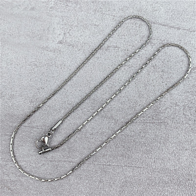 0.8/1/1.3mm Man Woman Silver Gold Stainless Steel Fancy Chains Necklaces