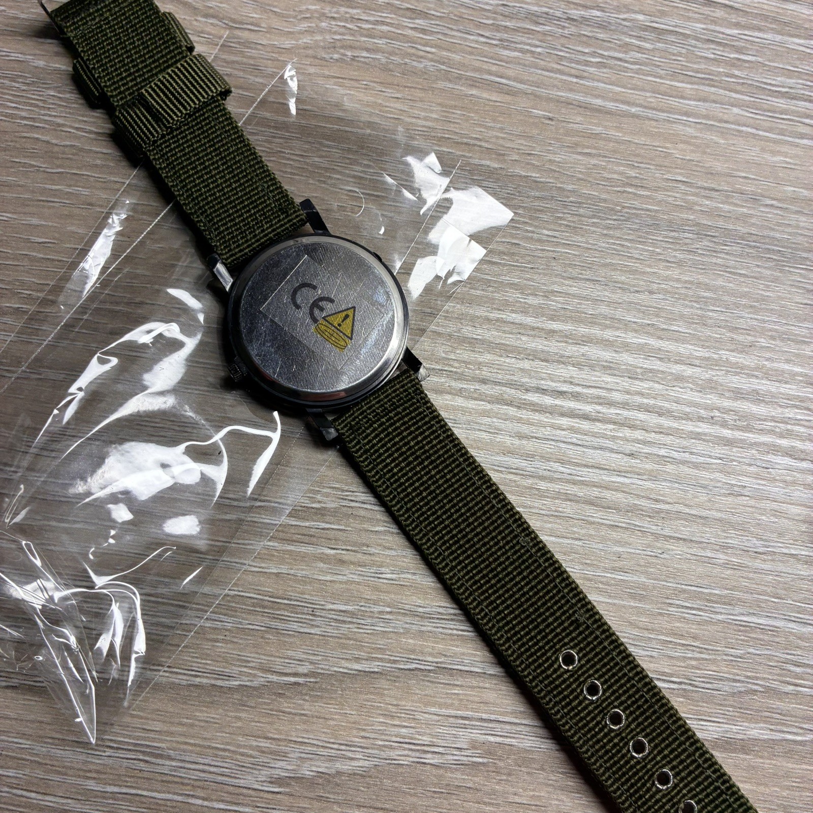 Mens Military Style Army Watch Quartz Wrist Watch nylon tactical type strap