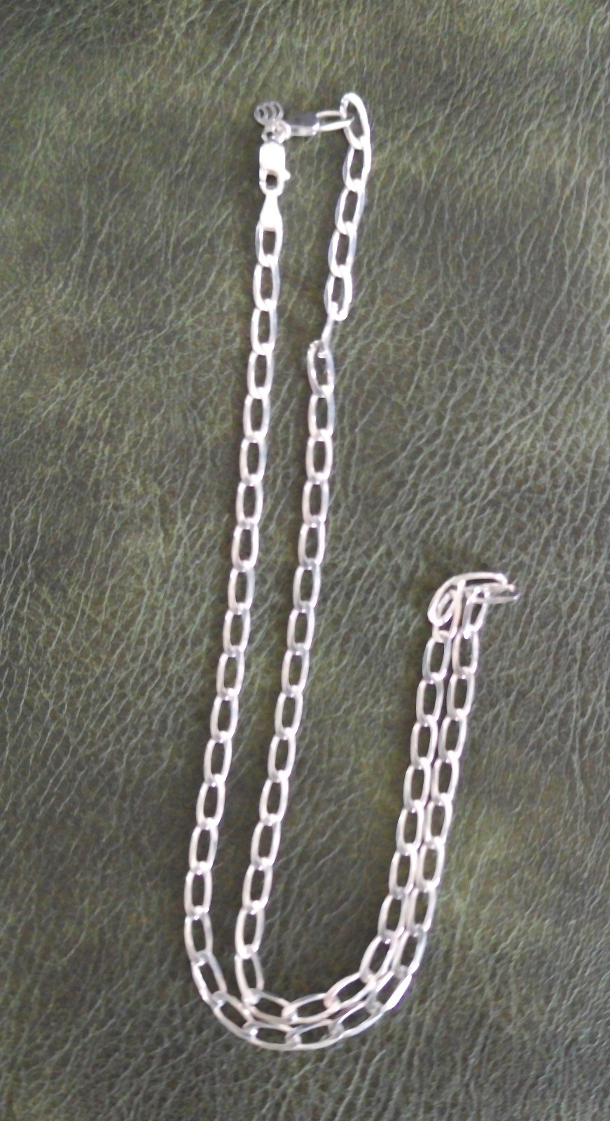 STERLING SILVER DEREWALA 20 INCH NECKLACE 4MM 8.8Grams