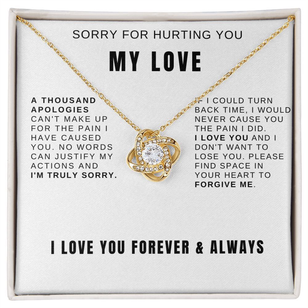 To My Love Necklace Gift For Valentines Day Anniversary Birthday Sorry Gifts