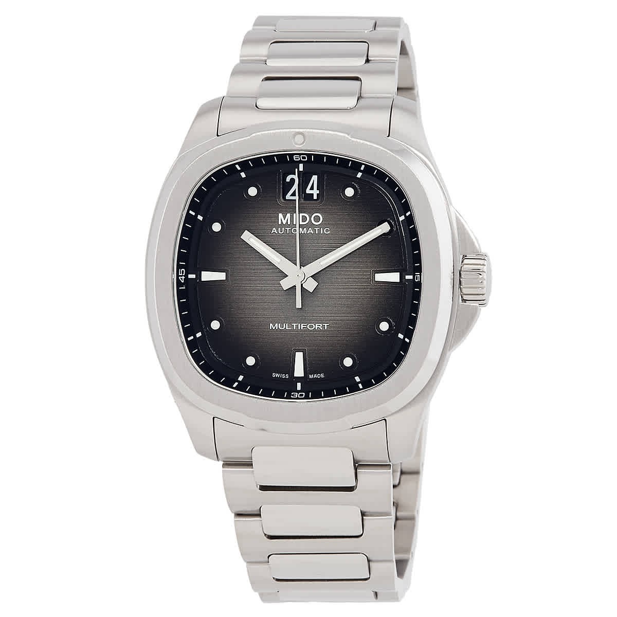 Mido Multifort TV Big Date Automatic Grey Dial Men’s Watch M0495261108100