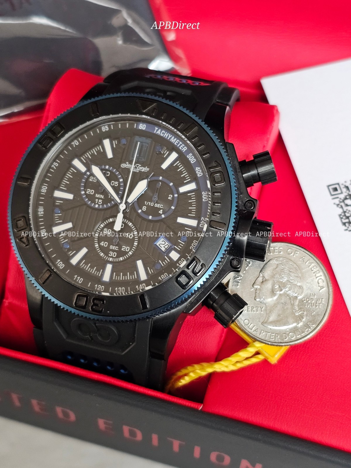 Invicta – JASON TAYLOR – CORDUBA – Swiss Movement 1/10th Sec Chrono mens watch