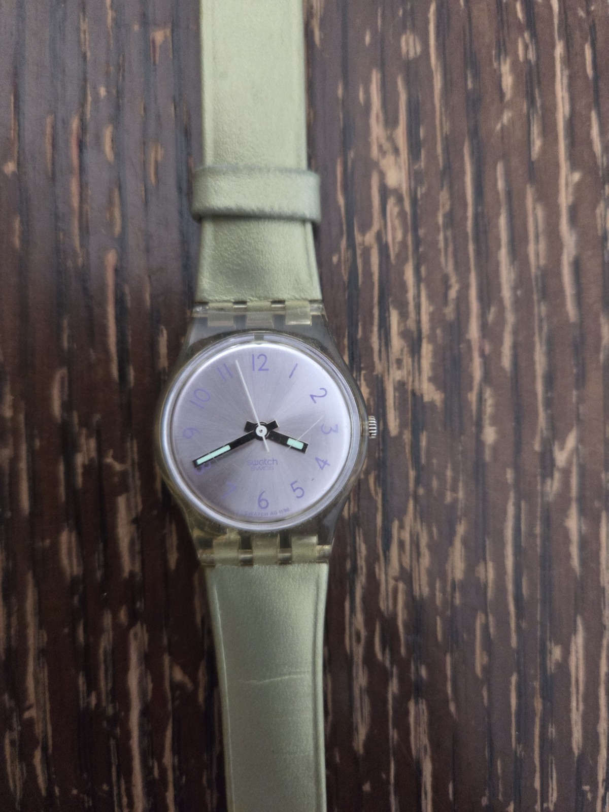 Vintage Swatch Watch” Lavander Field” 90s