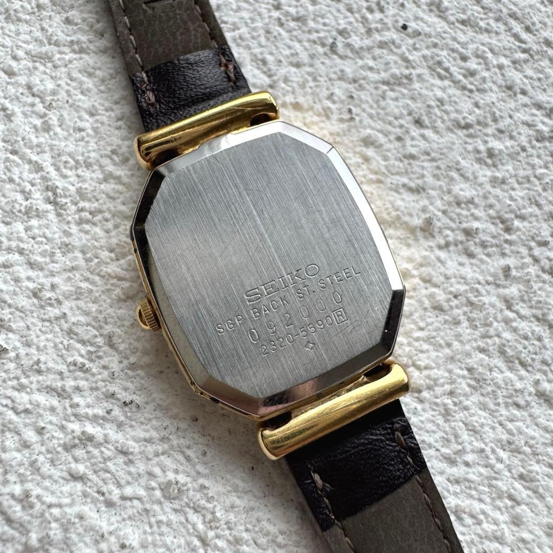 [New Battery] SEIKO Vintage Ladies’ Watch with Gold Dial