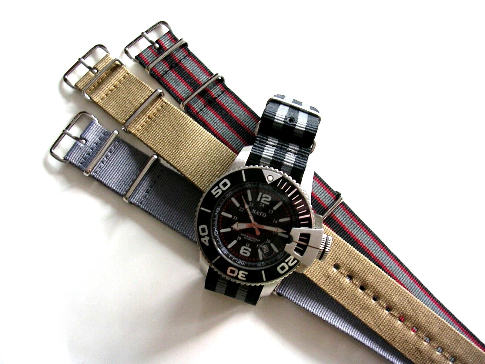 NATO ® Ballistic Nylon MoD RAF military G10 watchband Sport strap Bond IW SUISSE