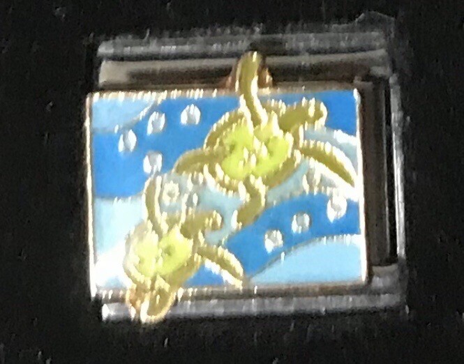 Turtles Wholesale Italian Charm Enamel Link 9MM K15