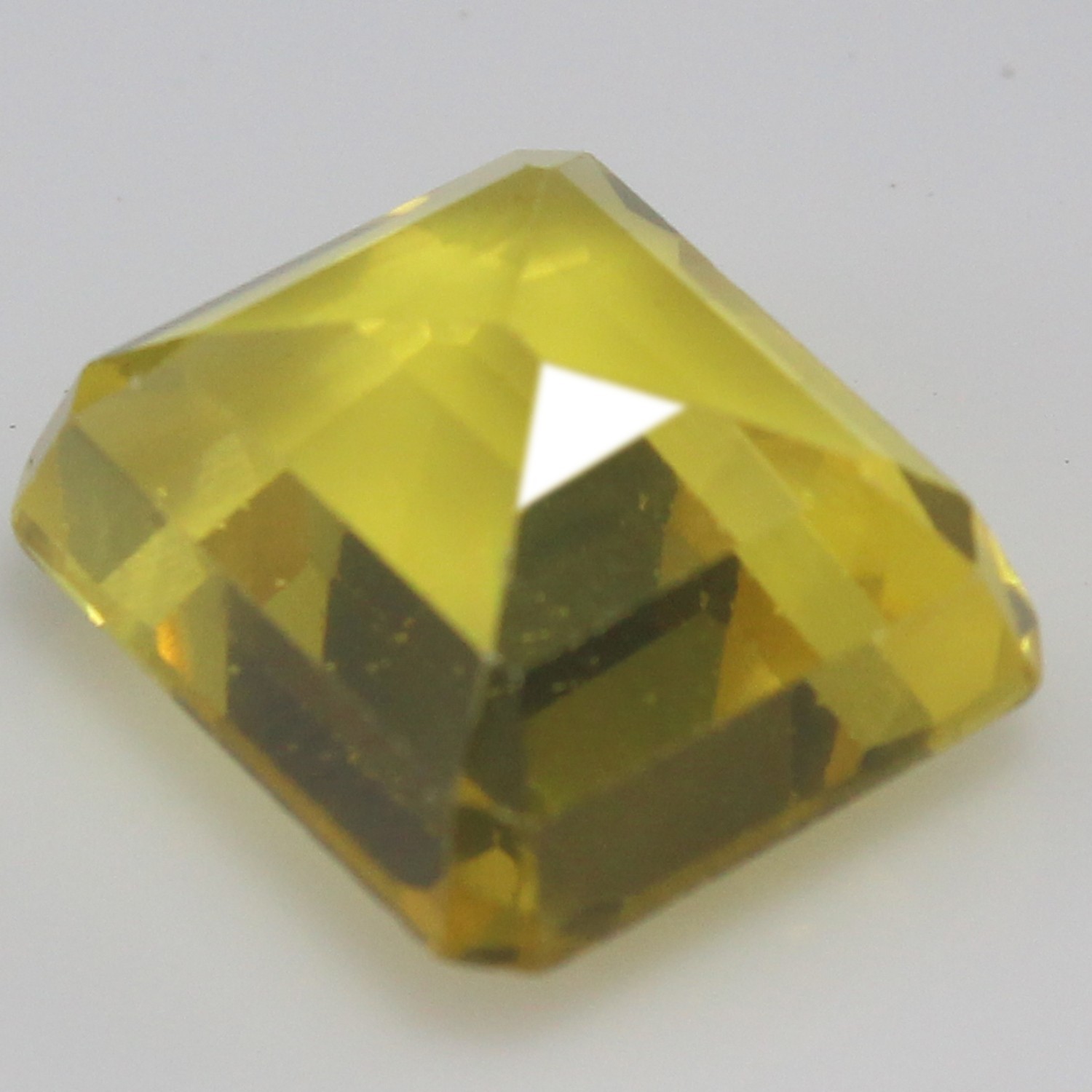 Natural 10.7 Ct Certified Ceylon Yellow Sapphire 13×11 MM Emerald Cut Gemstones