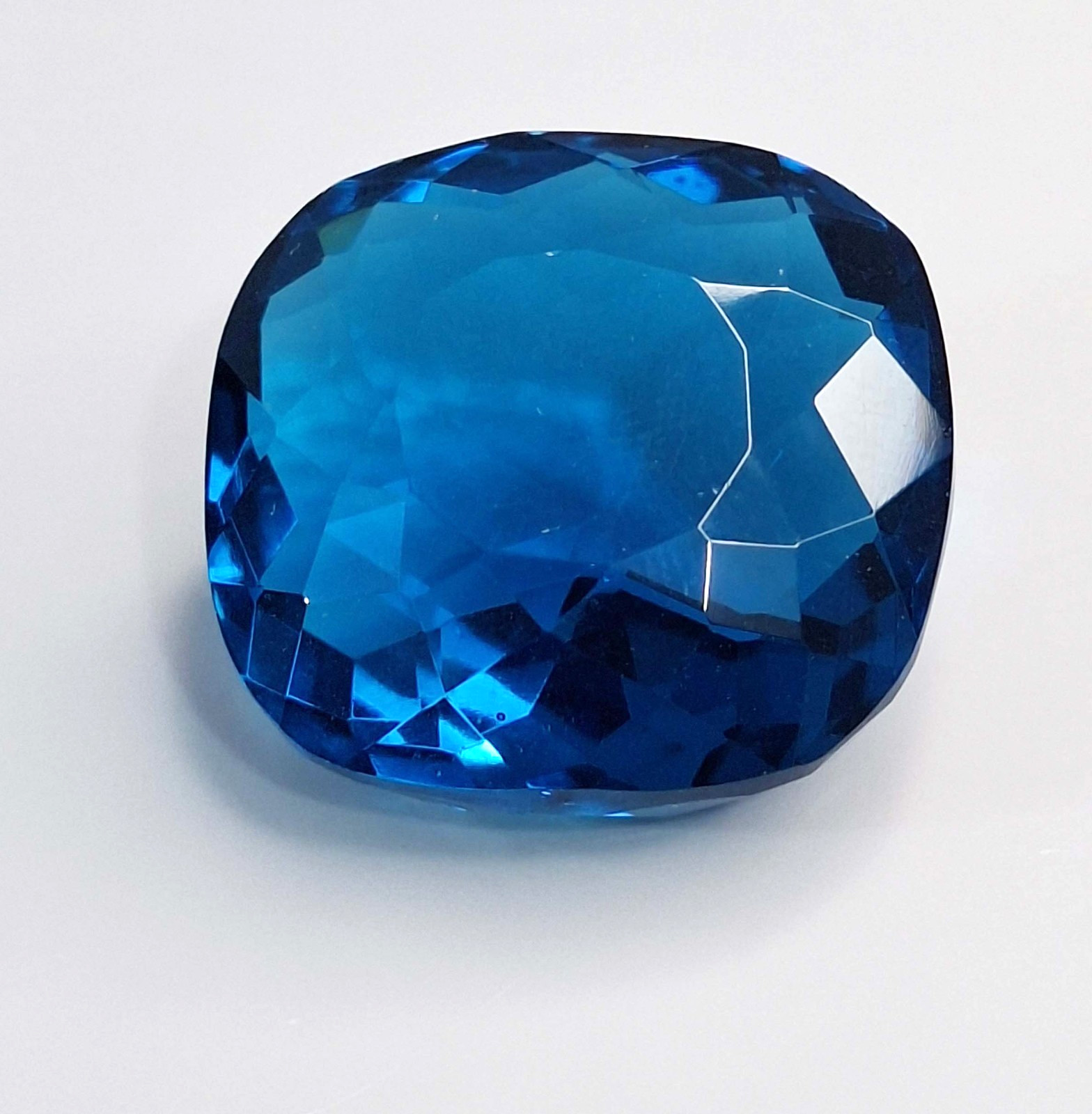 Blue Indicolite Tourmaline Cushion Cut 58-60 Ct Loose Certified Gemstone SP214