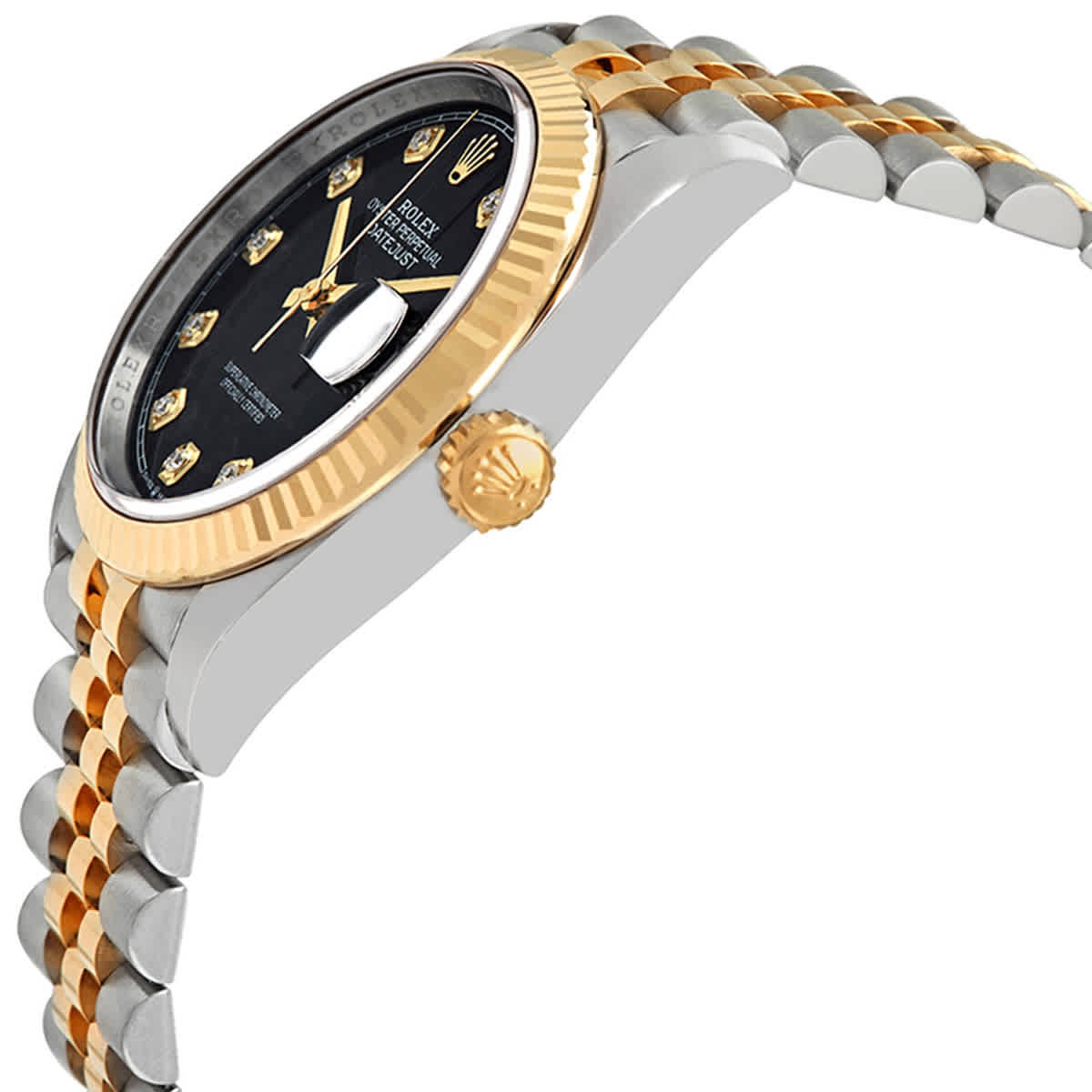 Rolex Datejust 36 Black Diamond Dial Men’s Stainless Steel and 18kt Yellow Gold