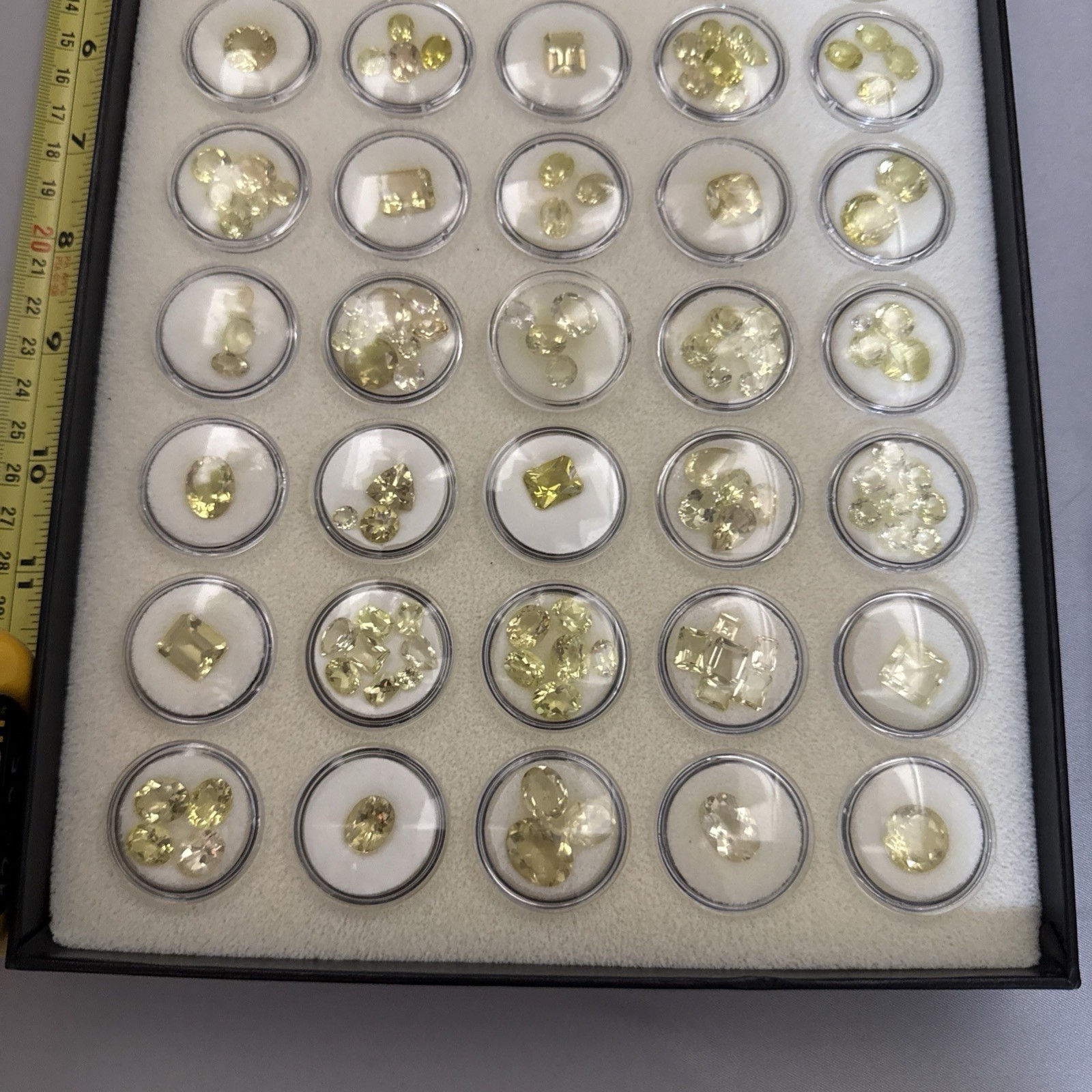 Natural Mixed Cut gems as-is seen in photo: Citrine + more, 100’s of carats. USA