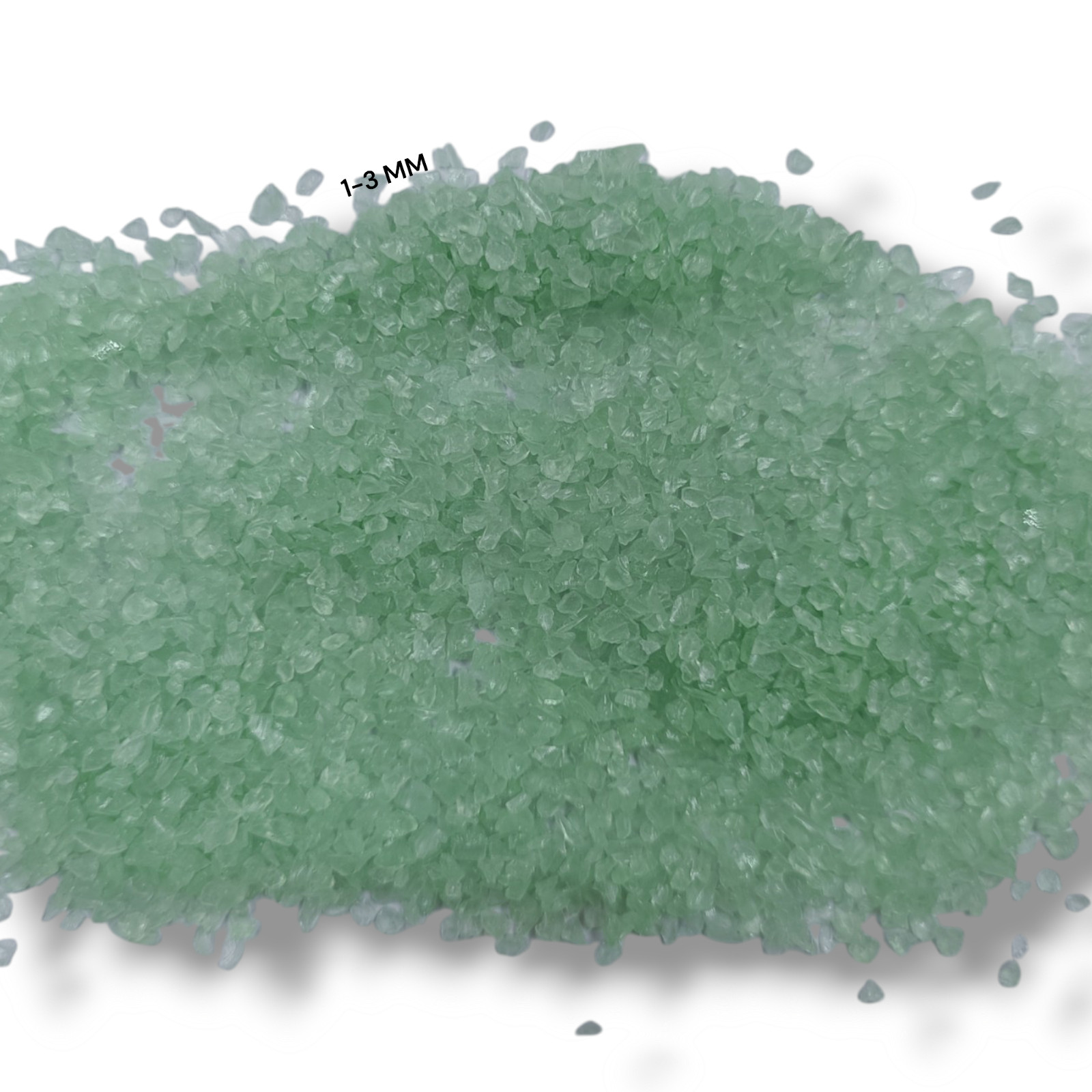 Crushed Opaque Blue Hydro Quartz Crushed Gemstone Coarse All Size For Inlays