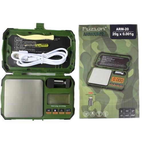 FUZION ARMOURED ARM-20 – 20g x 0.001g Professional Digital Mini Scale