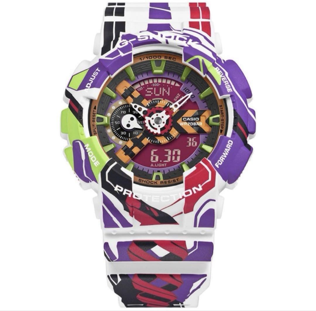 G-Shock Evangelion Ga-110Eva30-7Ajr Digital Quartz Men Collaboration Casio Men W
