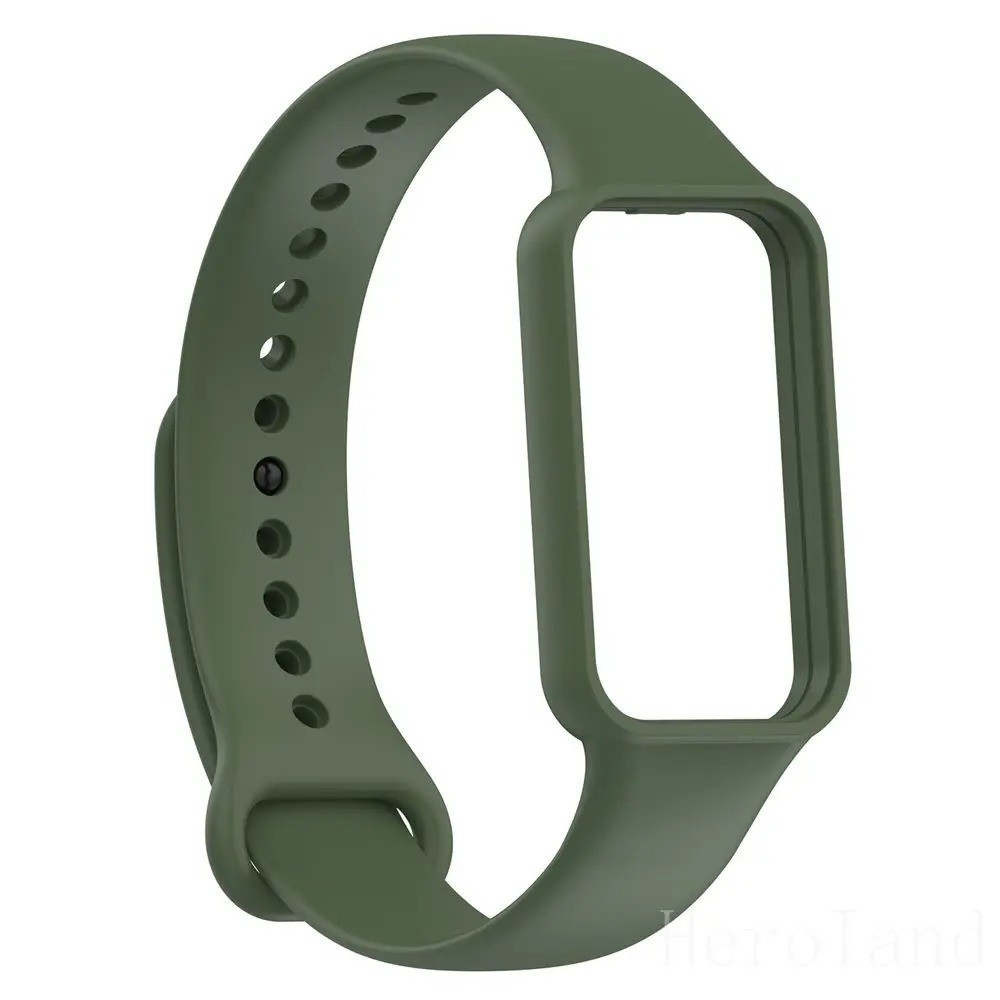 Silicone Strap for Amazfit Band 7 Replacement Bands Soft Adjustable Wristbands