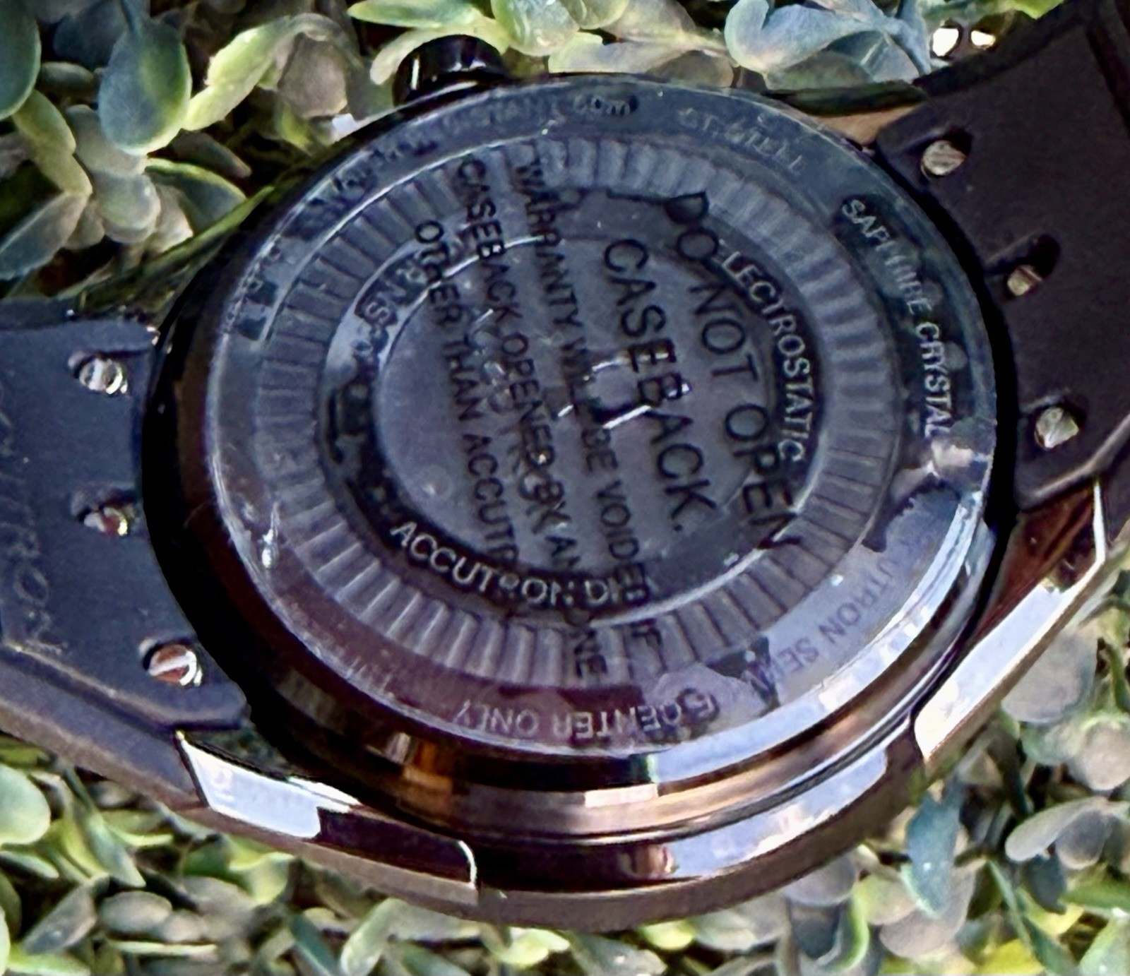 Accutron Spaceview DNA Electrostatic Skeleton Dial Black 45mm 2ES8A003 Unworn
