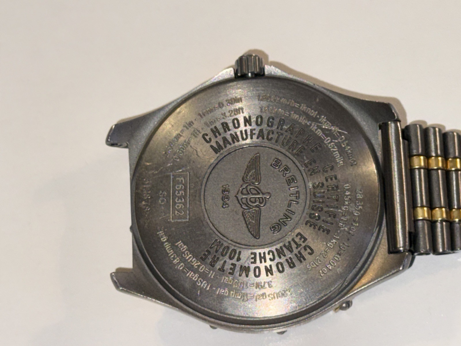 Breitling Aerospace Repetition Minutes Titanium B65062 Blue Dial Quartz Watch