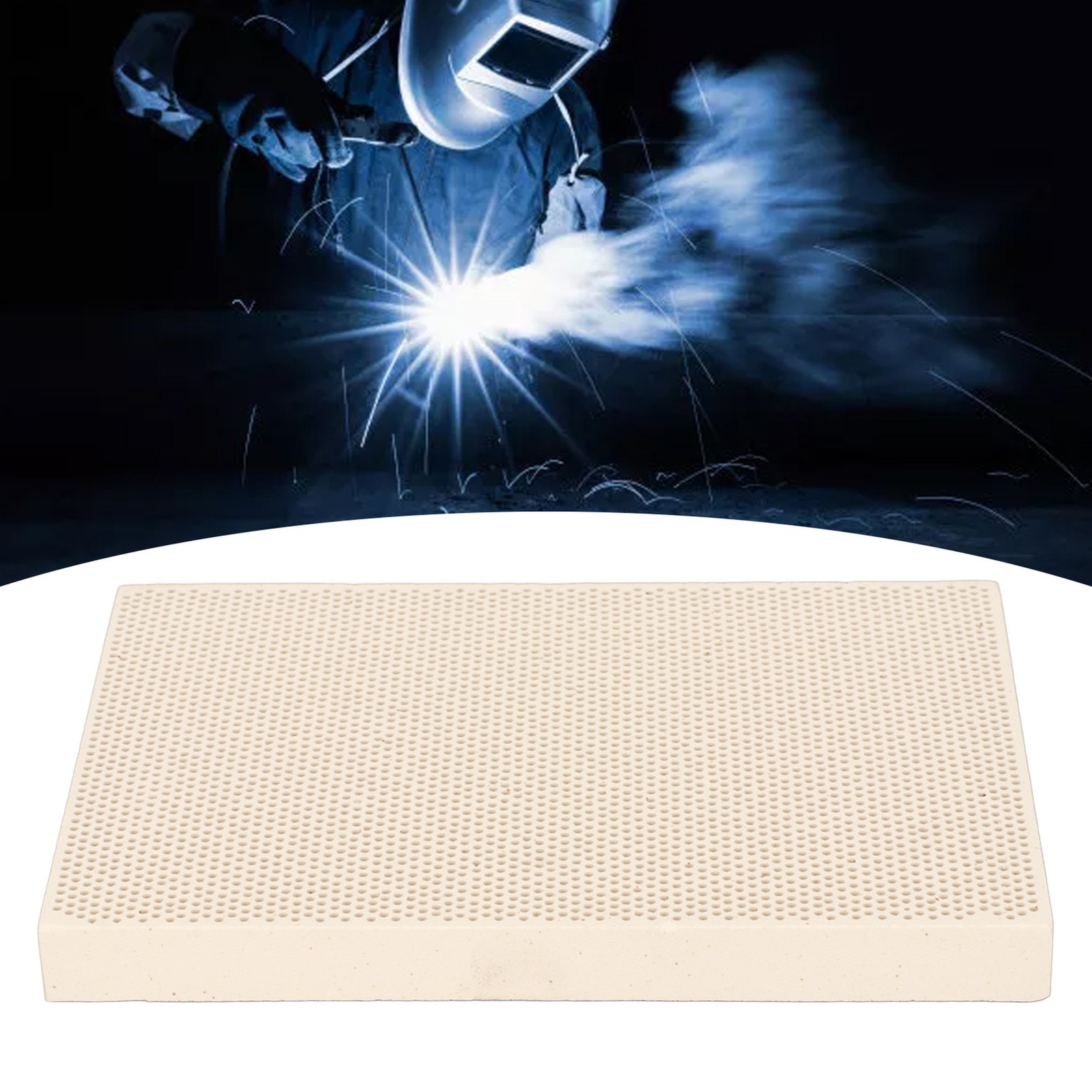 Soldering Block High-Temp Resistant Ceramic For Jewelry Welding Easy To Use