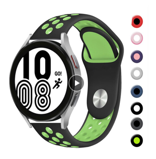 Sport Breathable Watch Band Silicone Strap For Garmin Venu / Venu Sq / Sq Music