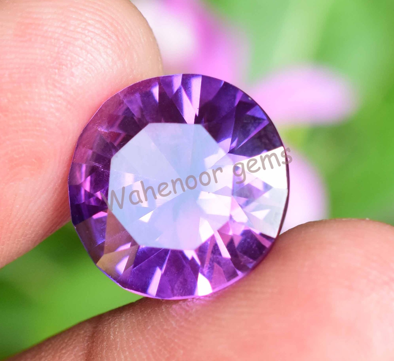 Natural 13.50 Ct Boysenberry Sapphire Round Master Shape AGL Certified Gemstone