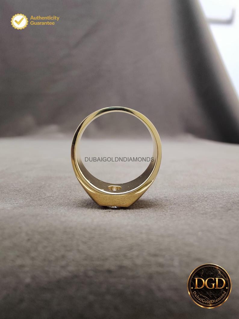 Classic & Timeless ! 2.00CT Round Natural Diamond Men’s Ring 14k Yellow Gold