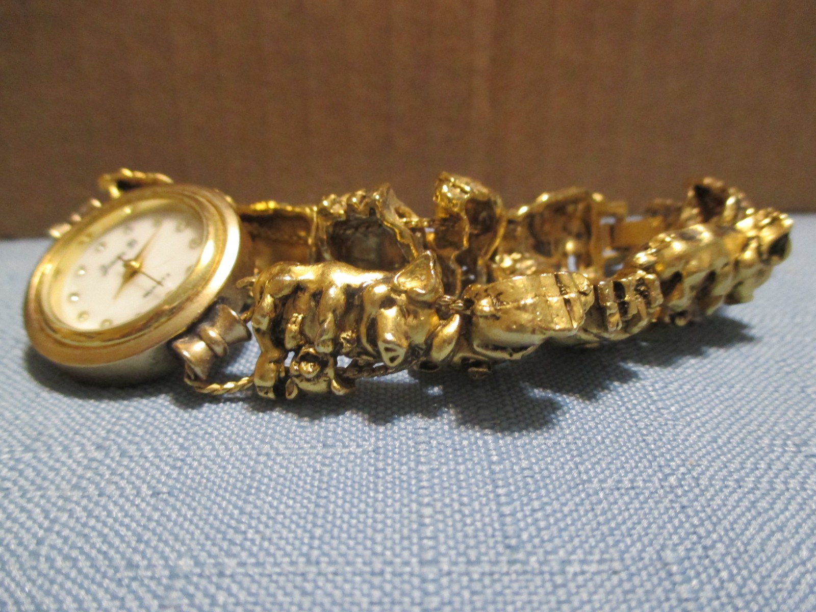 Women’s Jennie B Pig Watch Band Slide Charm Bracelet 24mm