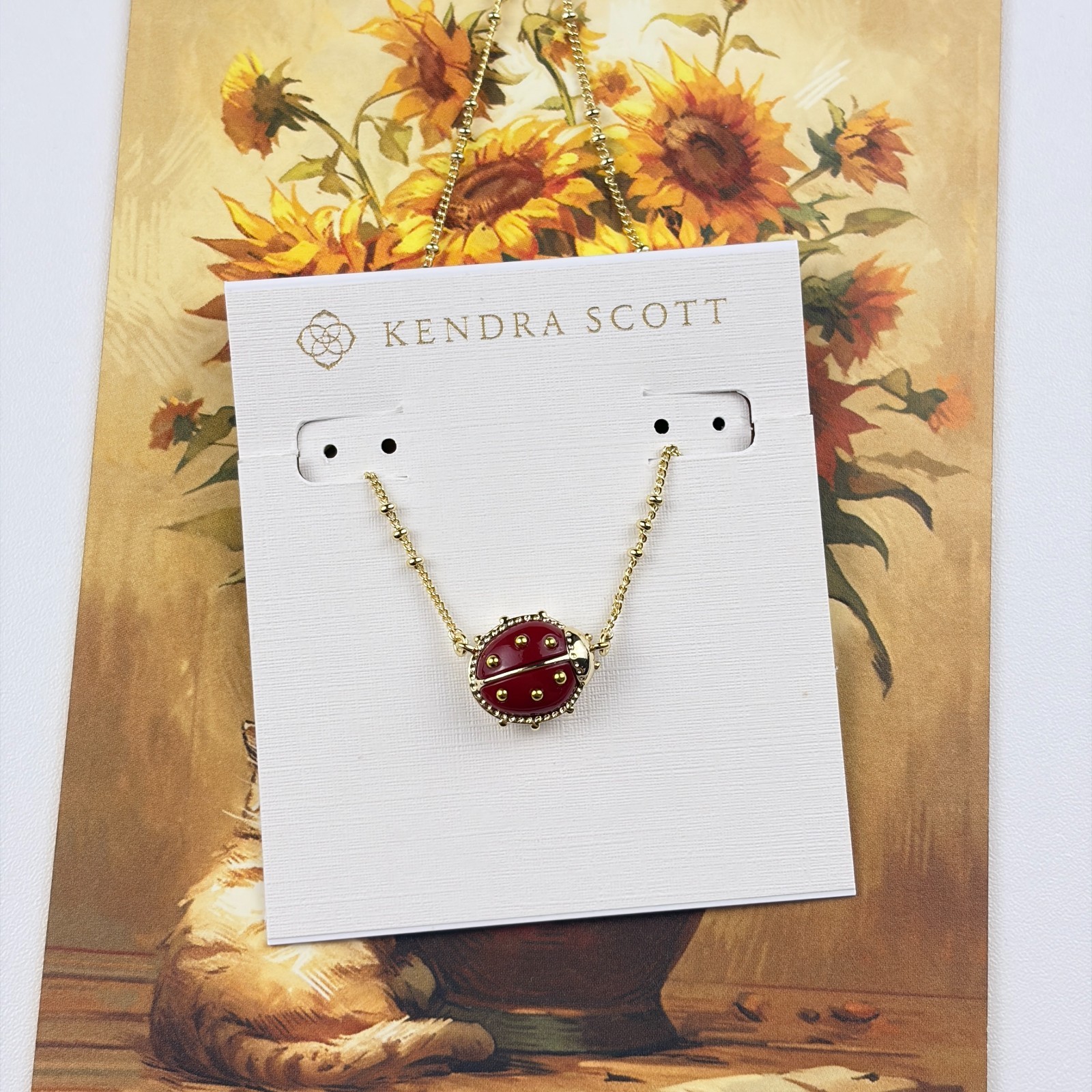 Kendra Scott Ladybug Short Pendant Necklace