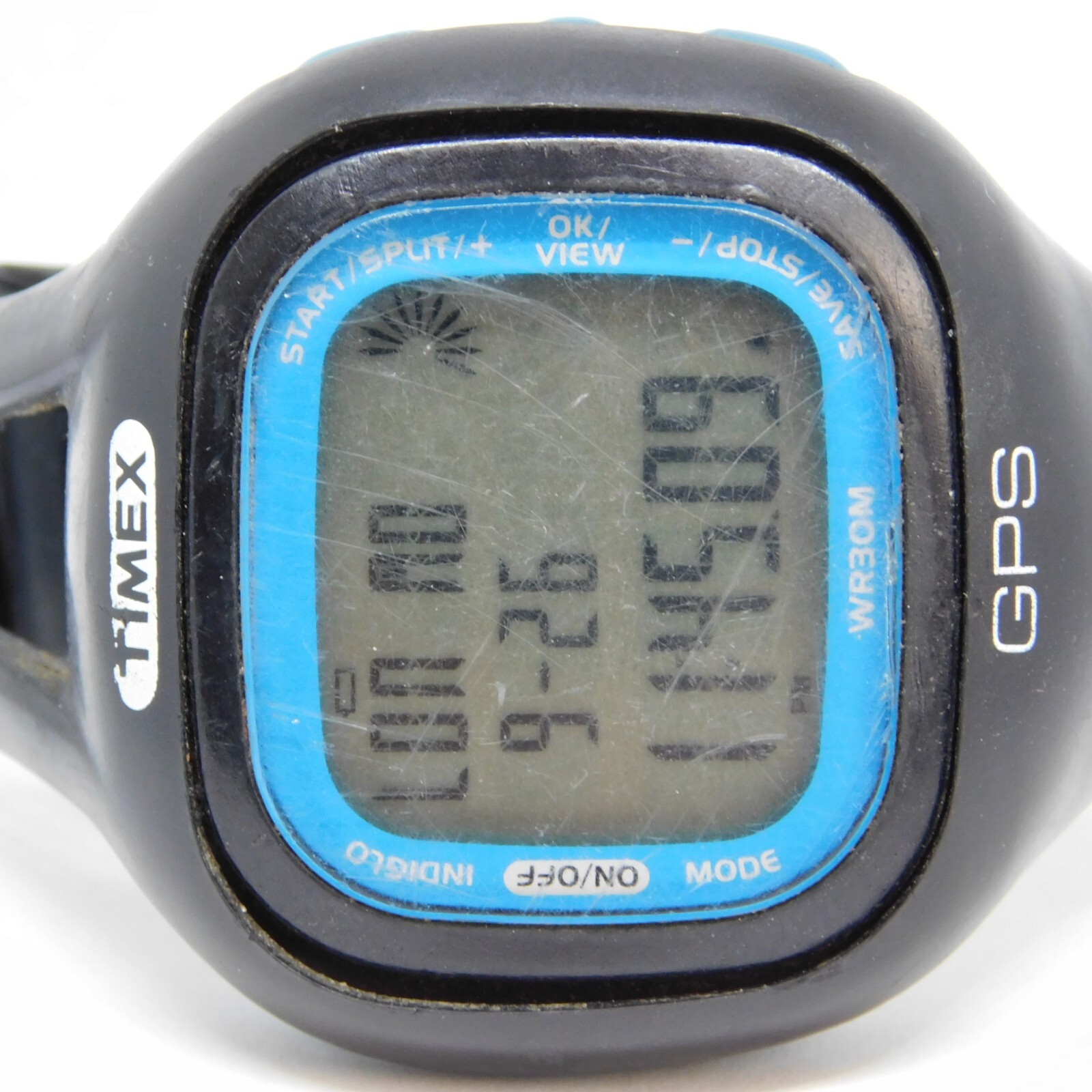 Timex Indiglo WR 30M GPS Two Tone Quartz Digital Men’s Watch