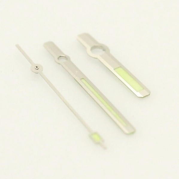 Hands set for Seiko 7005 8050 8052 W/ Green lume Hour Minutes Second Seiko 6217