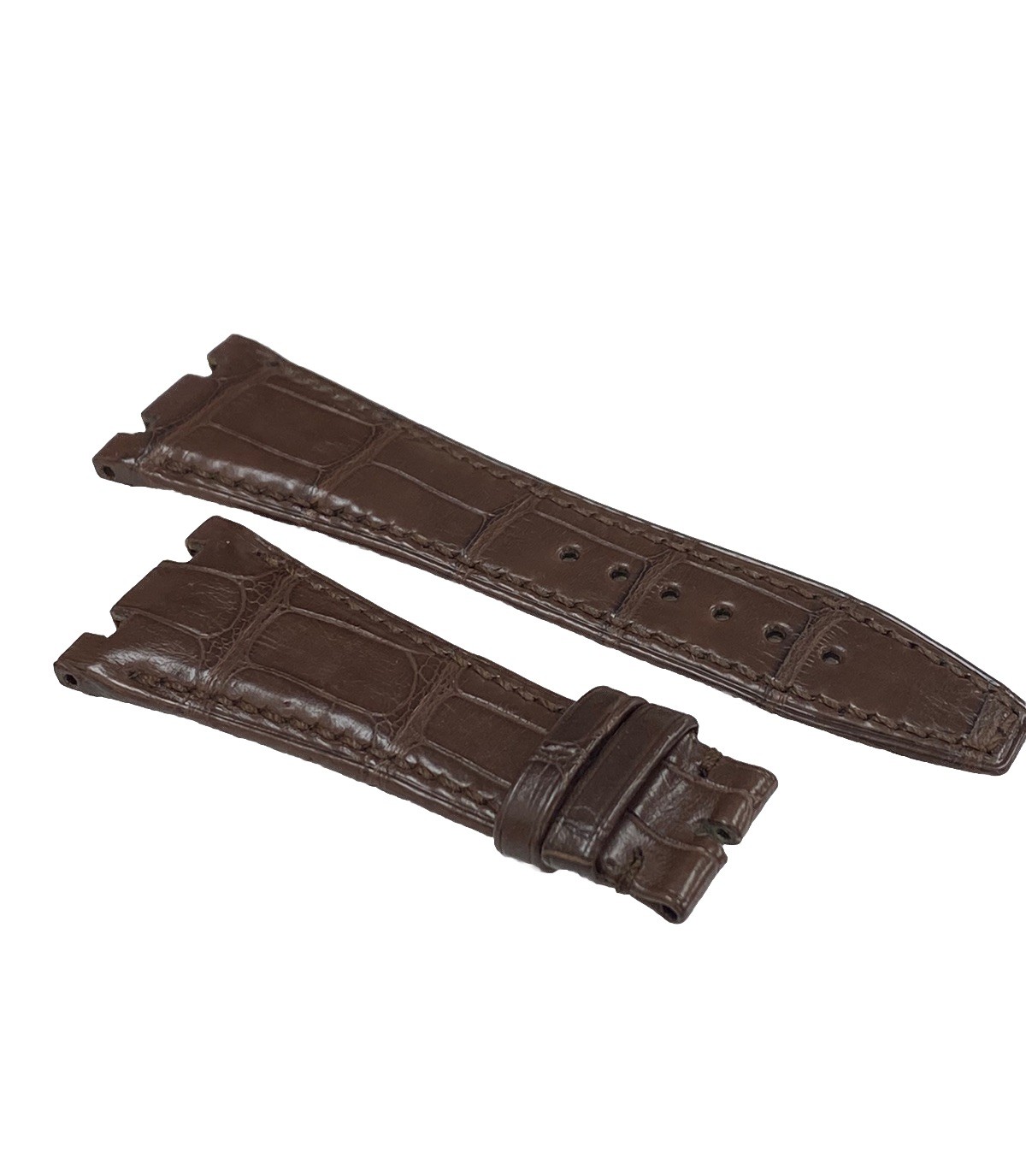 Genuine Audemars Piguet Royal Oak 26mm x 18mm Brown Leather Band Strap