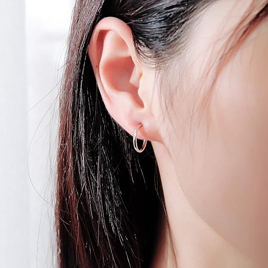 1 Pair Clip-On Non-Piercing Earing Fake Septum Lip Cartilage Nose Tragus Ring US