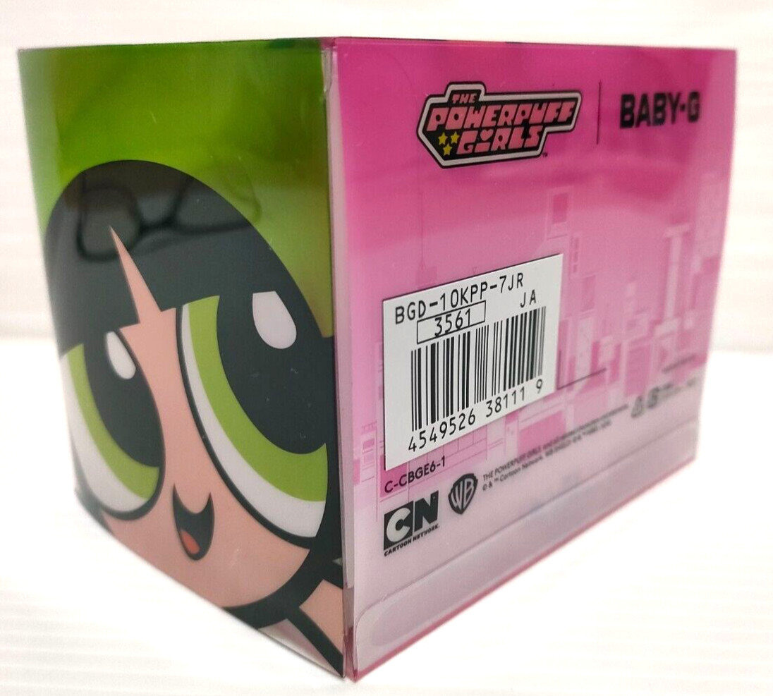 CASIO BABY-G＋PLUS THE POWERPUFF GIRLS BGD-10KPP-7JR Limited Women Watch White