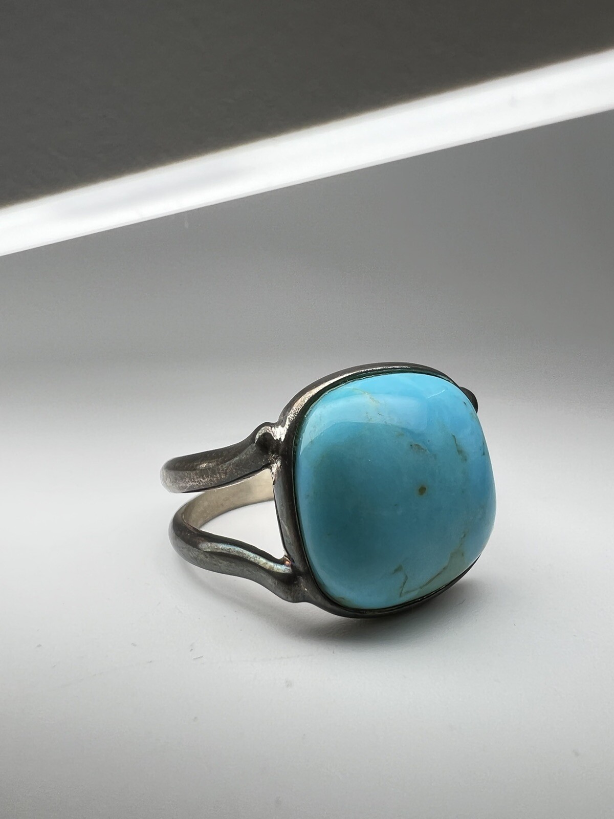Mine Finds By Jay King Crow’s Peak Turquoise Sterling Silver Ring Size 11 NWT