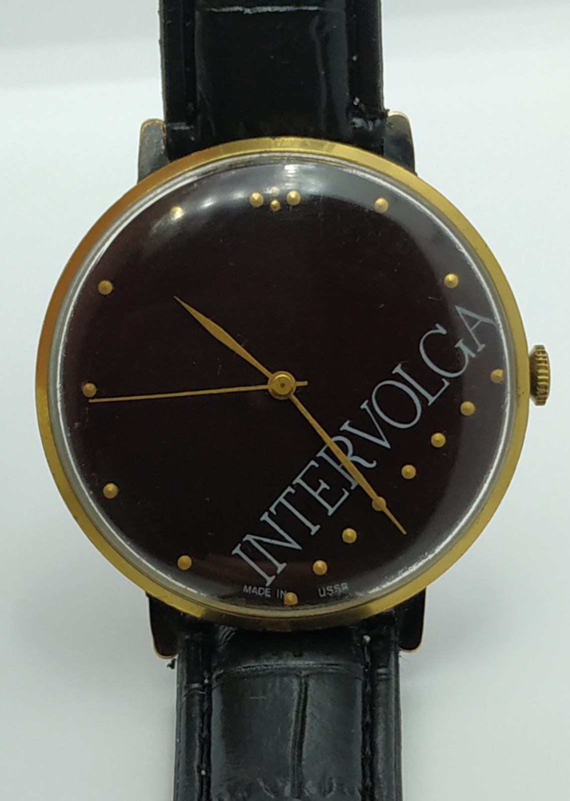 Men’s Vintage Watch Zarya SEKONDA INTERVOLGA USSR Mechanical Retro Soviet Dress