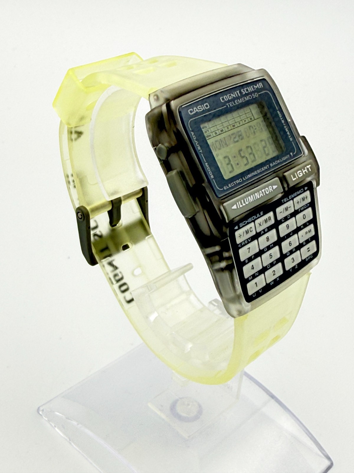 CASIO DBC-63 Cognit Schema Nazca Data Bank Digital Calculator Watch – Rank A