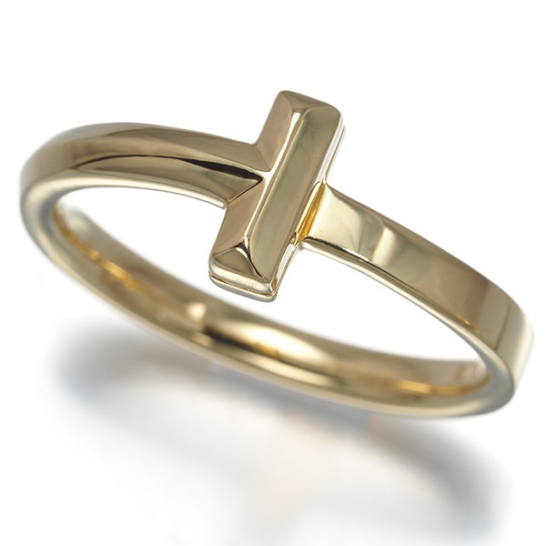 Auth Tiffany&Co. Ring Tiffany T1 US6-6.25 18K 750 Yellow Gold