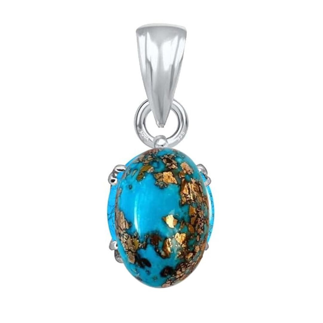 17.00 CARAT irani Turquoise firoza Pendant Stone Original Certified Natural Lock