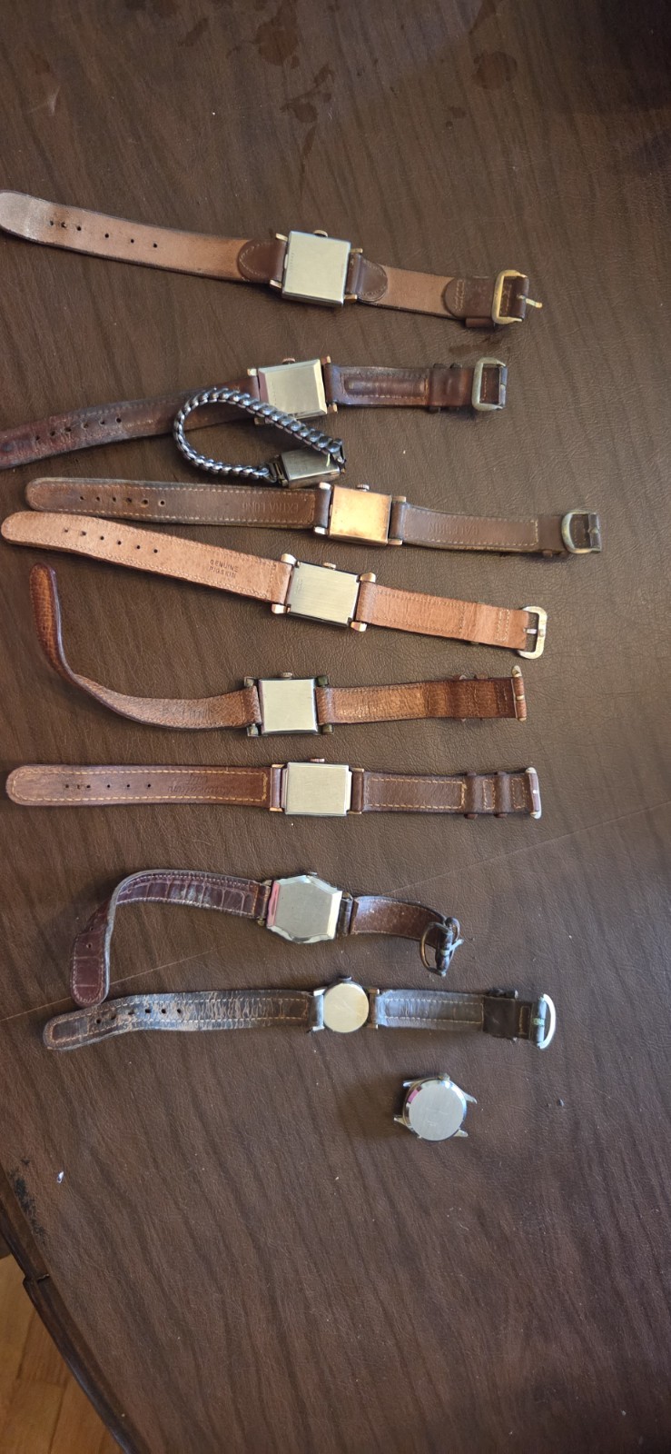 Vintage Bulova Helbros Geneve Avalon Gruen Nelson 10 Total All Ticking Need TLC